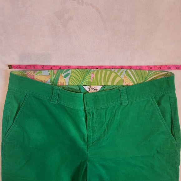Lilly Pulitzer Green Flare Jeans - Picture 5 of 8